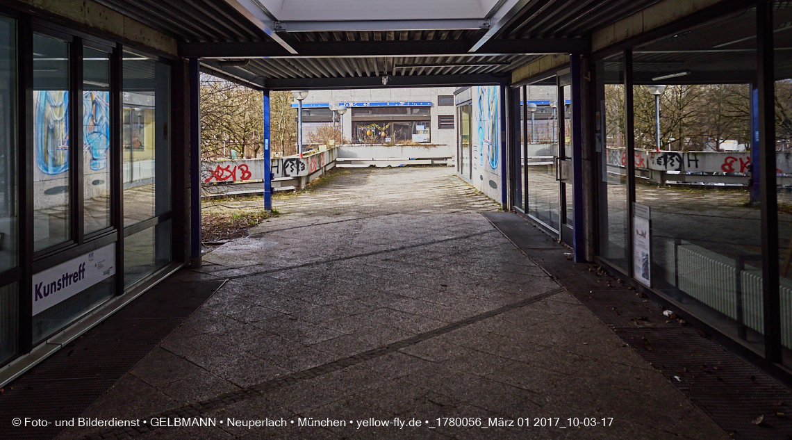 01.03.2017 - die Abrissbaustelle Quiddezentrum in Neuperlach